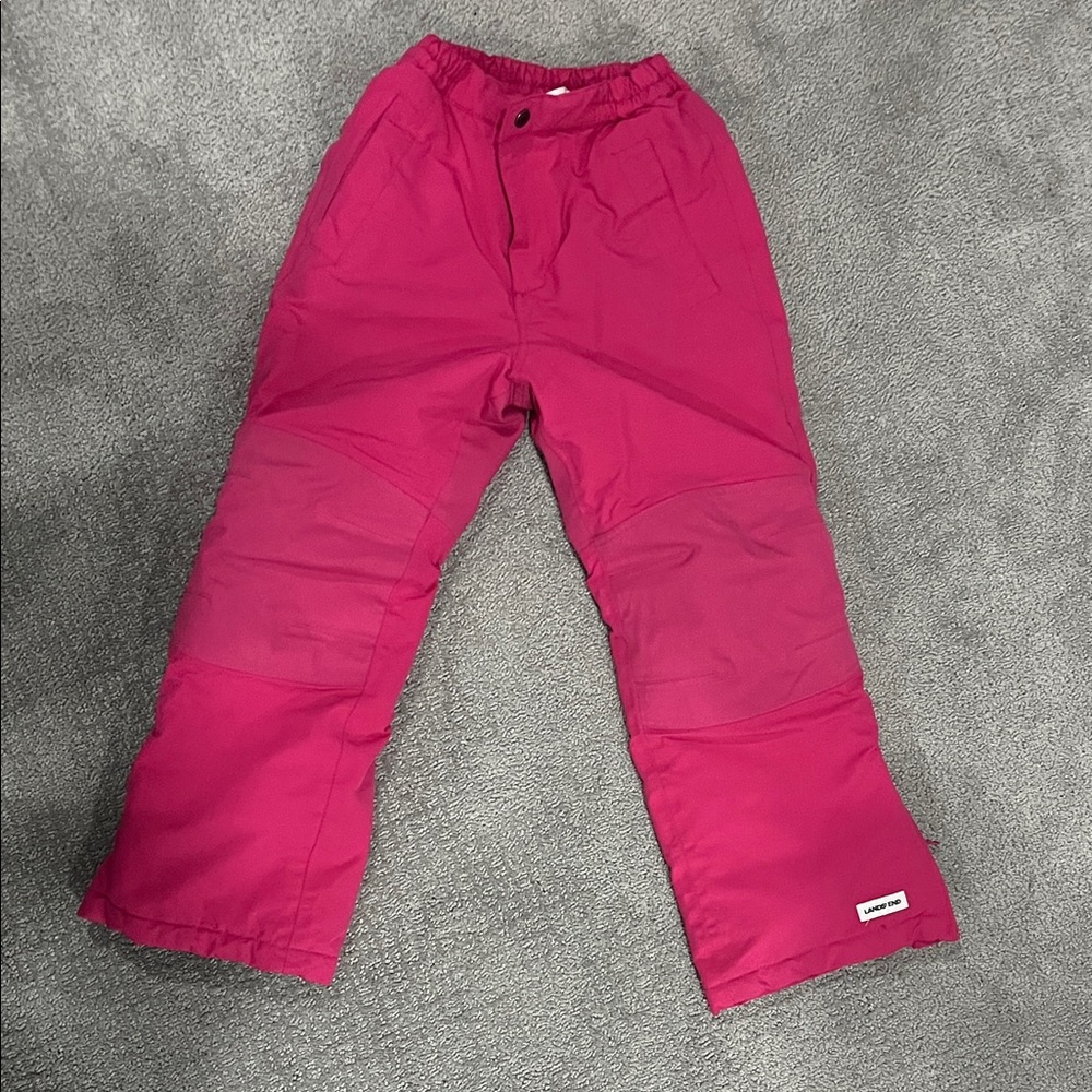 Lands' End Kids Squall Waterproof Insulated Iron Knee Snow Pants